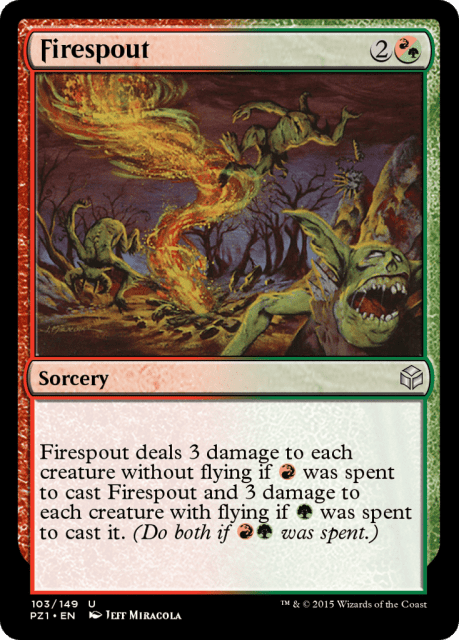 Firespout (103) — Legendary Cube Prize Pack