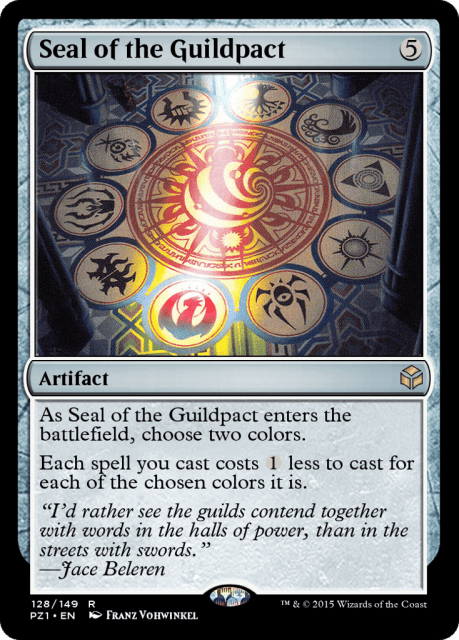 Seal of the Guildpact (128) — Legendary Cube Prize Pack