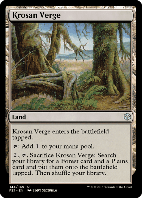 Krosan Verge (144) — Legendary Cube Prize Pack