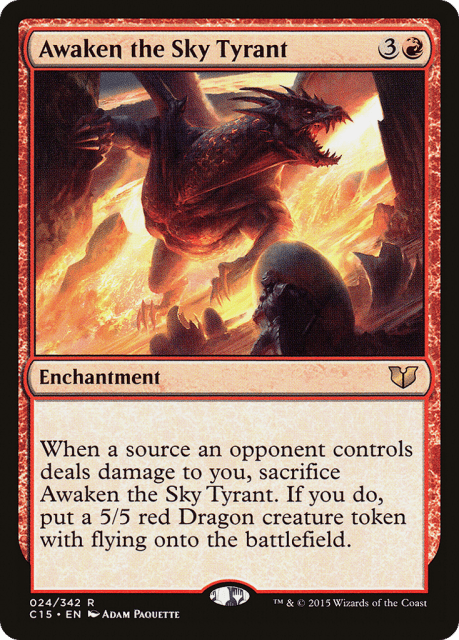 Awaken the Sky Tyrant (24) — Commander 2015