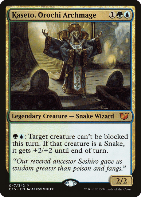 Kaseto, Orochi Archmage (47) — Commander 2015