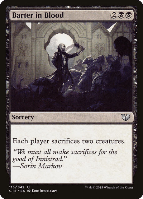 Barter in Blood (115) — Commander 2015