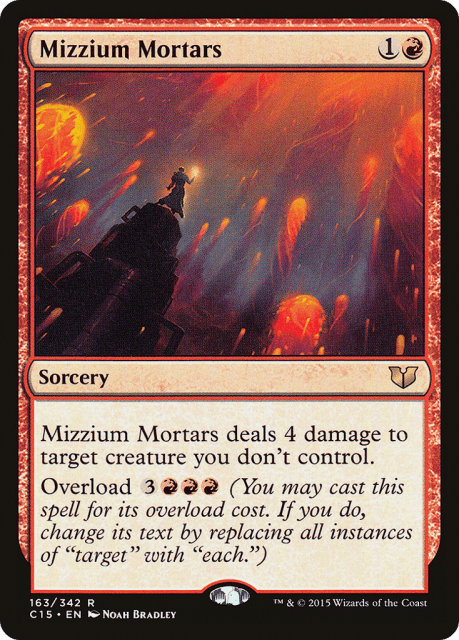 Mizzium Mortars (163) — Commander 2015