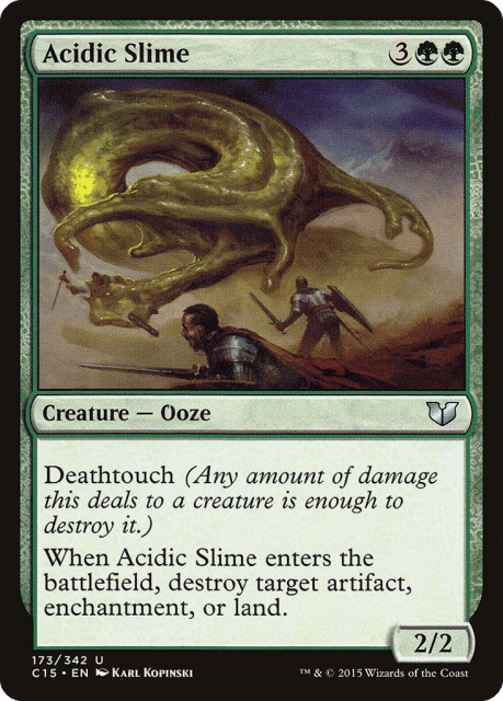 Acidic Slime (173) — Commander 2015