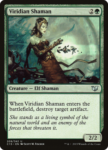 Viridian Shaman (209) — Commander 2015