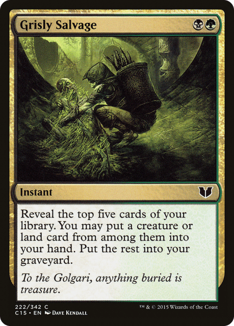 Grisly Salvage (222) — Commander 2015