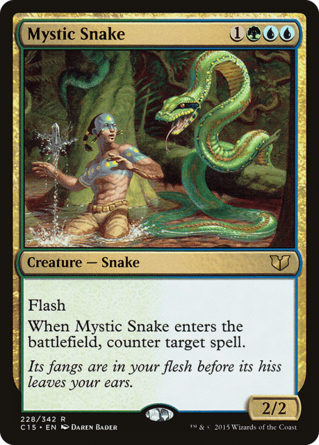 Mystic Snake (228) — Commander 2015