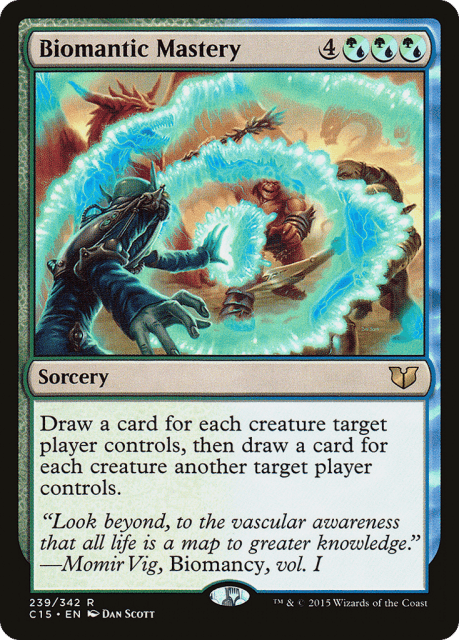 Biomantic Mastery (239) — Commander 2015