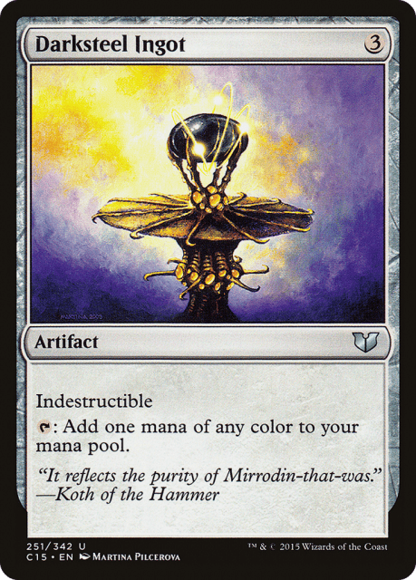Darksteel Ingot (251) — Commander 2015