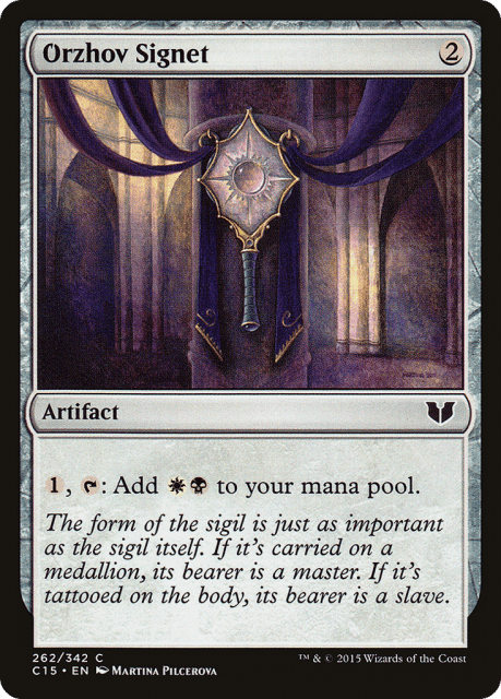Orzhov Signet (262) — Commander 2015