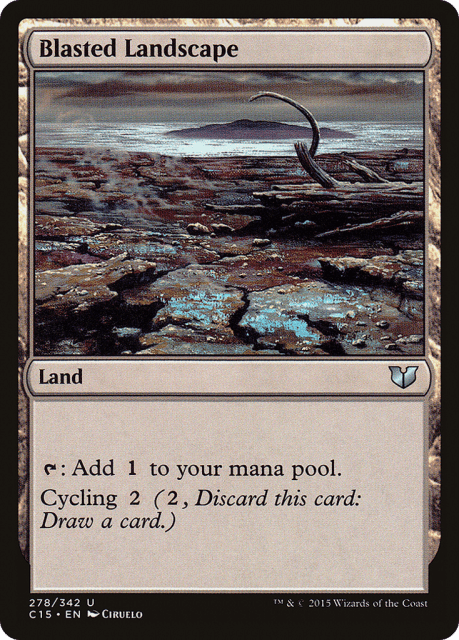 Blasted Landscape (278) — Commander 2015