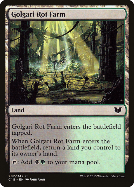 Golgari Rot Farm (287) — Commander 2015