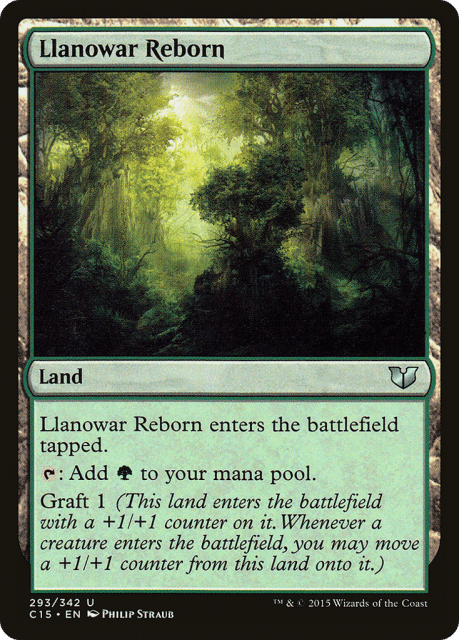 Llanowar Reborn (293) — Commander 2015