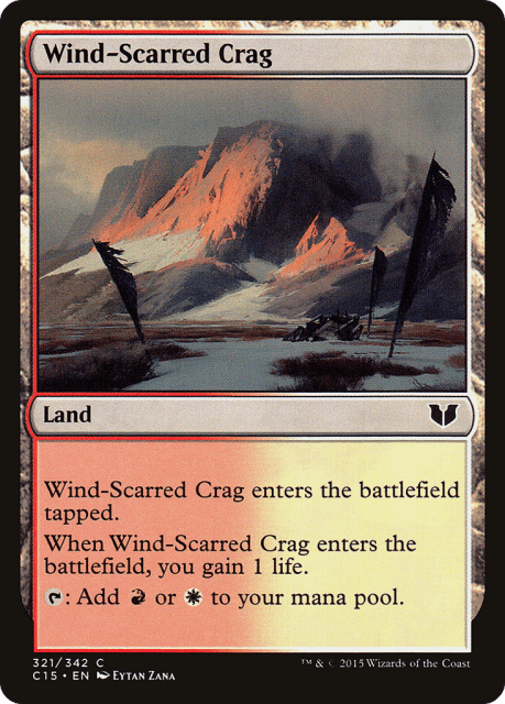 Wind-Scarred Crag (321) — Commander 2015
