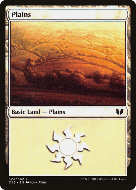Plains (323) — Commander 2015