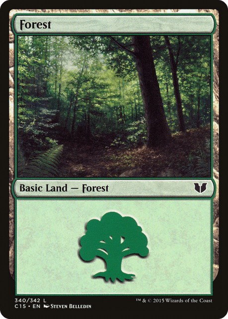 Forest (340) — Commander 2015