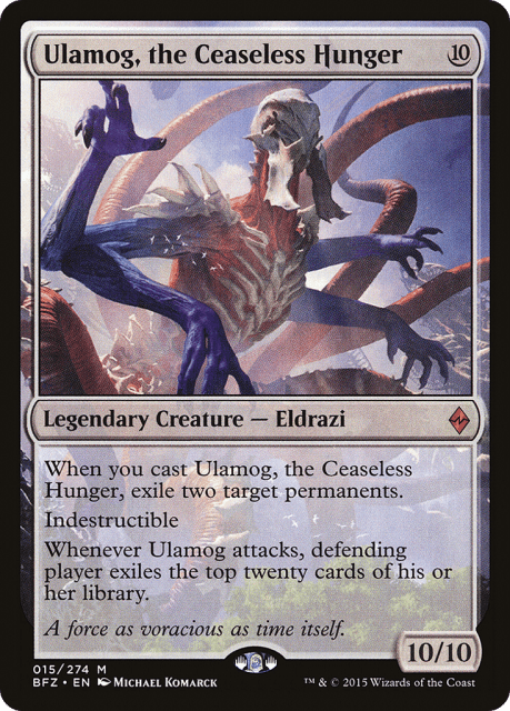 Ulamog, the Ceaseless Hunger (15) — Battle for Zendikar