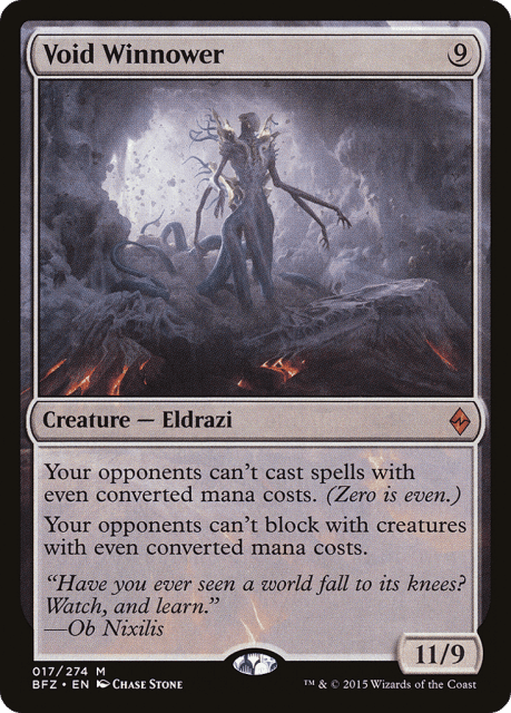 Void Winnower (17) — Battle for Zendikar