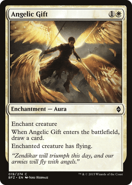 Angelic Gift (19) — Battle for Zendikar