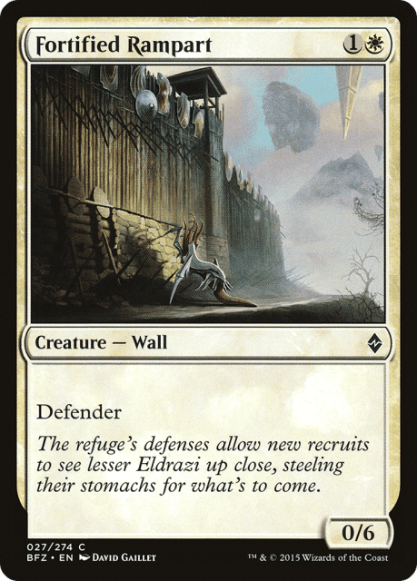 Fortified Rampart (27) — Battle for Zendikar