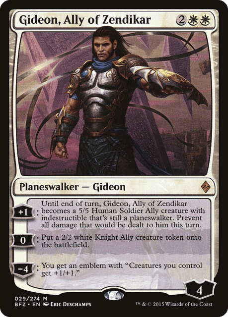 Gideon, Ally of Zendikar (29) — Battle for Zendikar