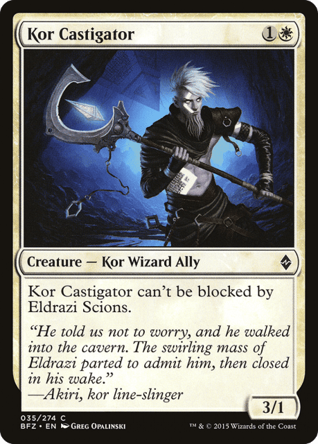 Kor Castigator (35) — Battle for Zendikar