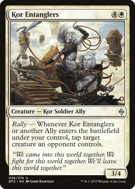 Kor Entanglers (36) — Battle for Zendikar