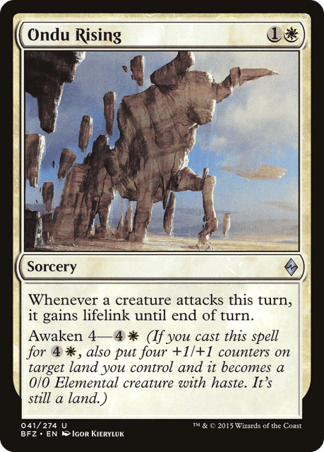 Ondu Rising (41) — Battle for Zendikar