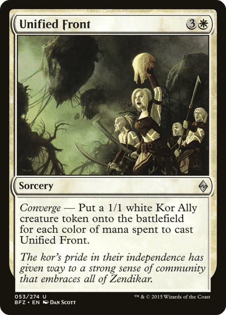 Unified Front (53) — Battle for Zendikar