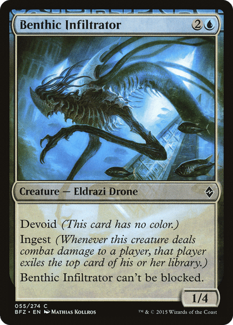 Benthic Infiltrator (55) — Battle for Zendikar