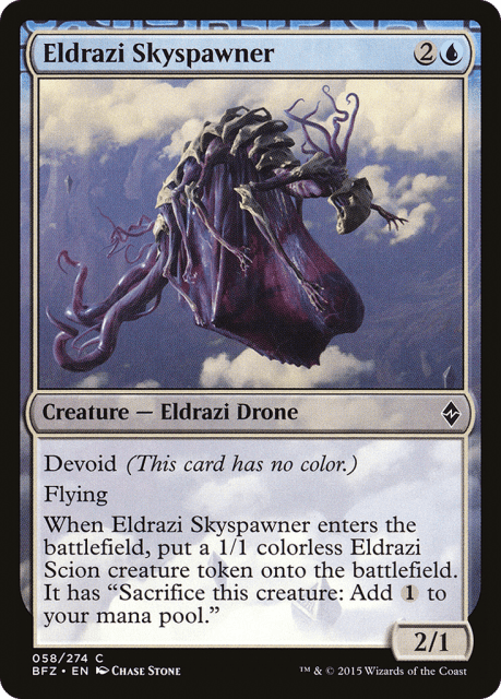 Eldrazi Skyspawner (58) — Battle for Zendikar