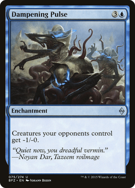 Dampening Pulse (75) — Battle for Zendikar