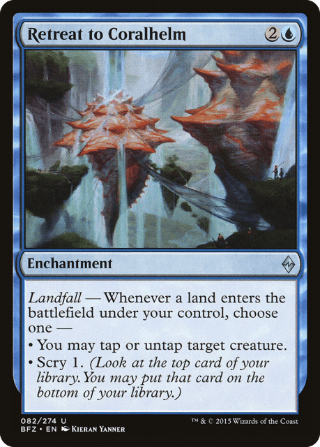 Retreat to Coralhelm (82) — Battle for Zendikar