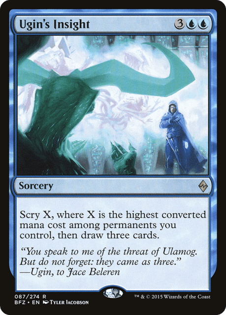 Ugin's Insight (87) — Battle for Zendikar