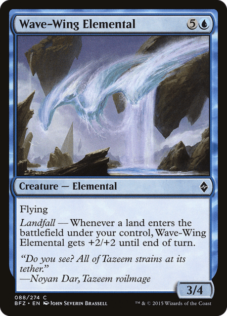 Wave-Wing Elemental (88) — Battle for Zendikar
