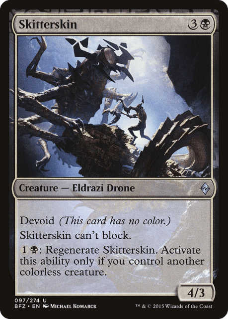 Skitterskin (97) — Battle for Zendikar
