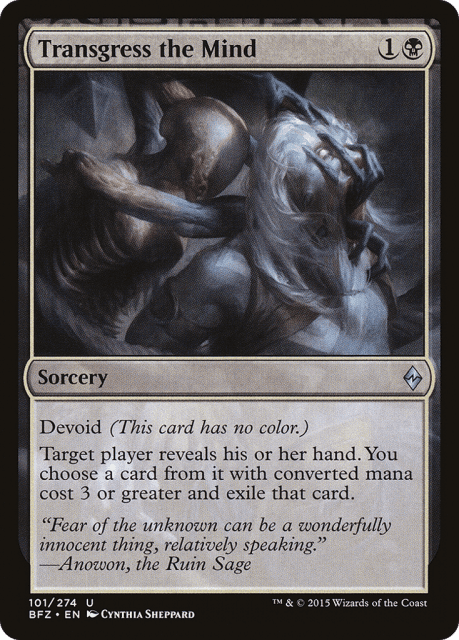 Transgress the Mind (101) — Battle for Zendikar