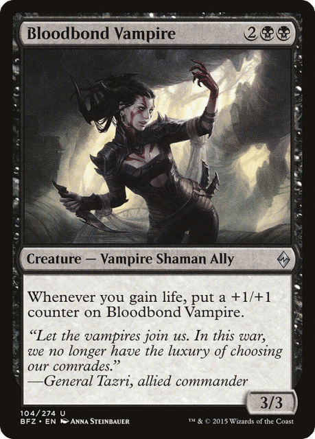 Bloodbond Vampire (104) — Battle for Zendikar