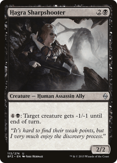 Hagra Sharpshooter (113) — Battle for Zendikar
