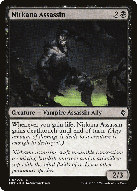 Nirkana Assassin (118) — Battle for Zendikar