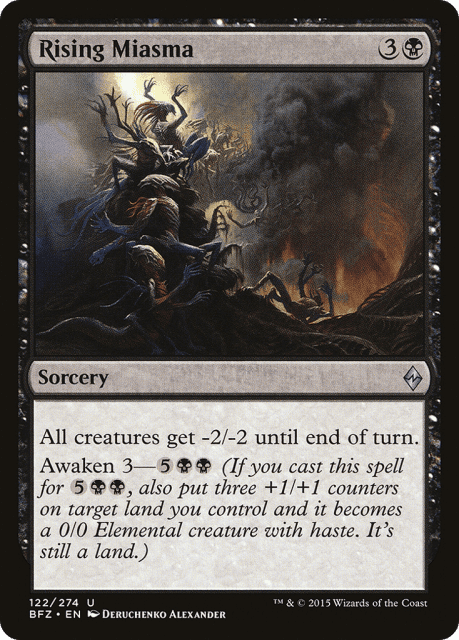 Rising Miasma (122) — Battle for Zendikar