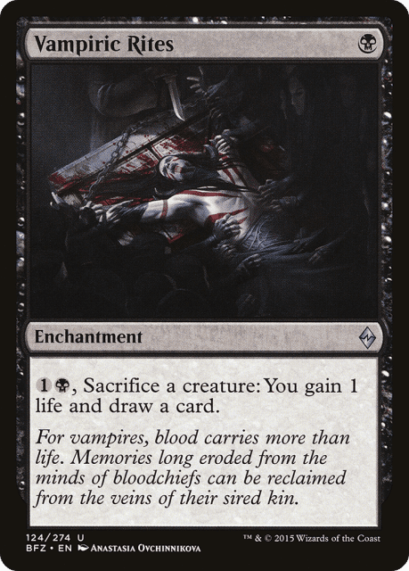 Vampiric Rites (124) — Battle for Zendikar