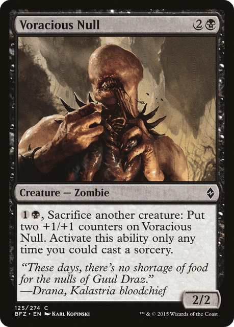 Voracious Null (125) — Battle for Zendikar