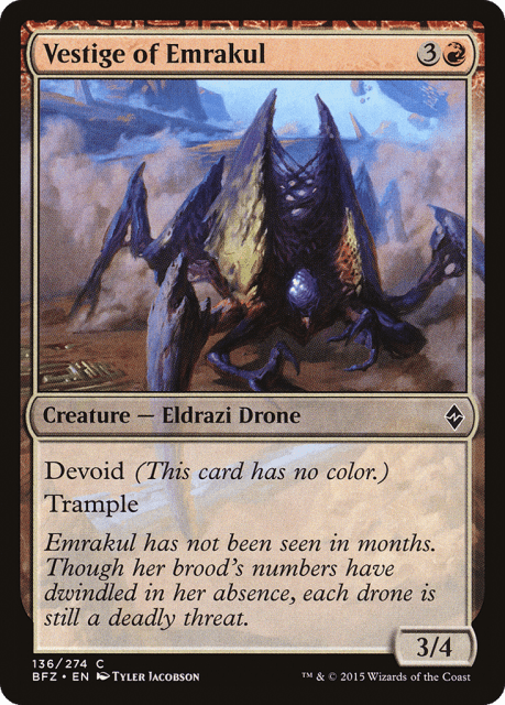 Vestige of Emrakul (136) — Battle for Zendikar