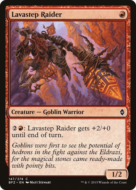 Lavastep Raider (147) — Battle for Zendikar