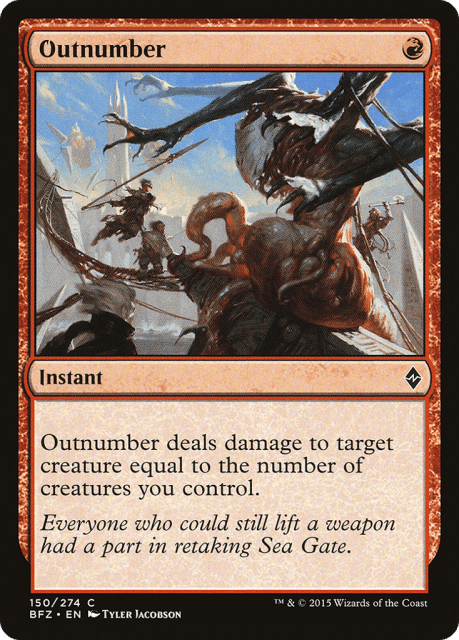 Outnumber (150) — Battle for Zendikar