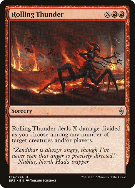 Rolling Thunder (154) — Battle for Zendikar