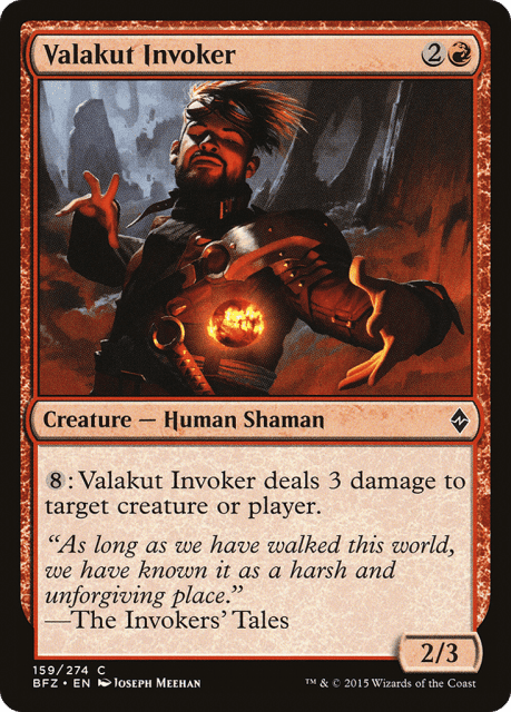 Valakut Invoker (159) — Battle for Zendikar