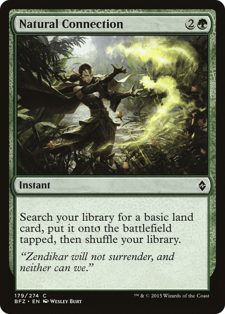 Natural Connection (179) — Battle for Zendikar