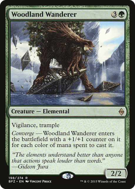 Woodland Wanderer (198) — Battle for Zendikar